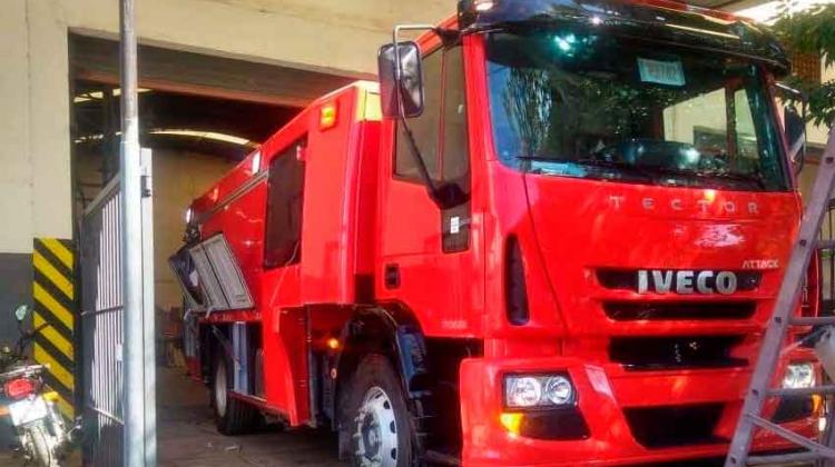 Bomberos Voluntarios San Martín con nueva unidad