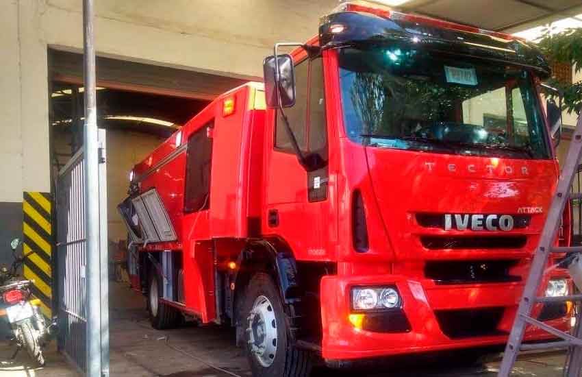 Bomberos Voluntarios San Martín con nueva unidad