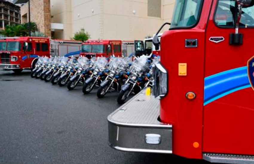 Nuevo camion para los bomberos Guayama