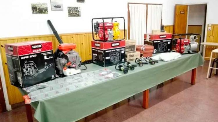 Valioso equipamiento para los Bomberos Voluntarios