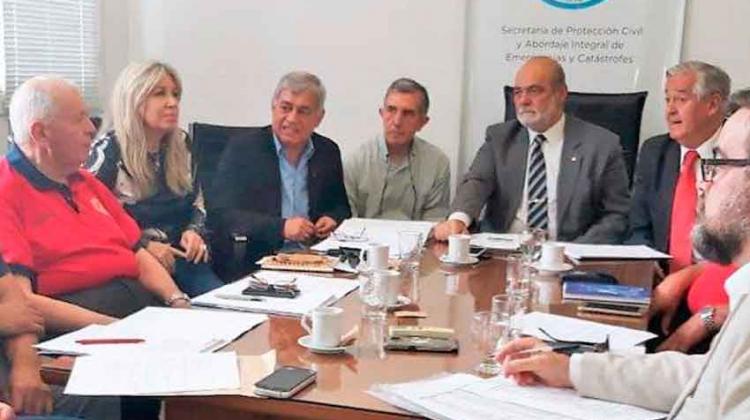 Avances de gestión junto a la Secretaría de Protección Civil Avances de gestión junto a la Secretaría de Protección Civil