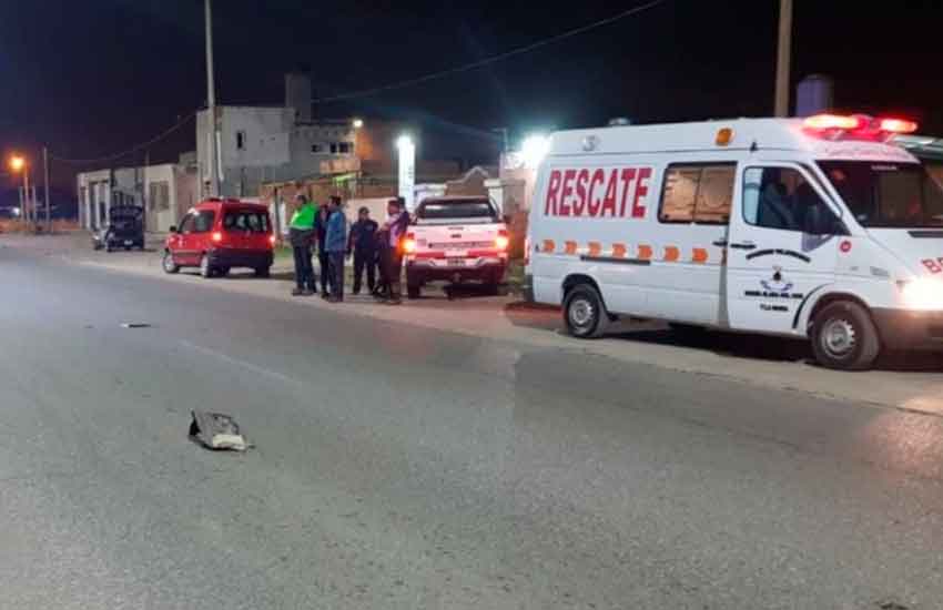 Camioneta de bomberos atropelló a un adolescente