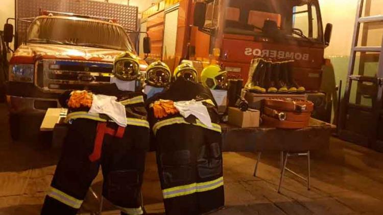 Entregan nuevo equipamiento para los Bomberos
