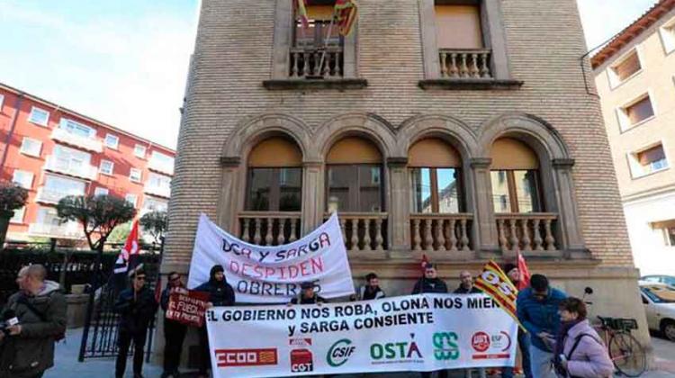 Nueva protesta de los bomberos forestales en Huesca y Teruel