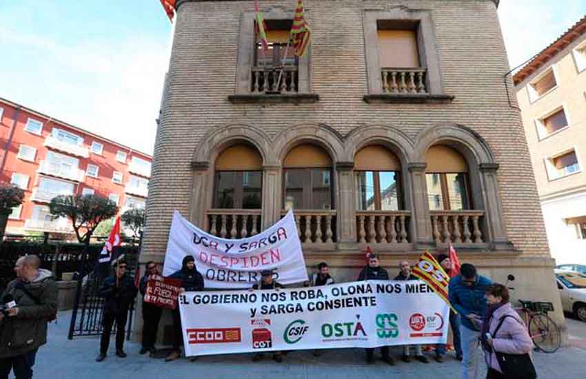 Nueva protesta de los bomberos forestales en Huesca y Teruel