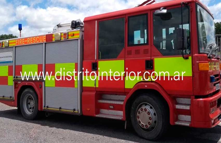 Nuevo autobomba de Bomberos Voluntarios de General Pinto