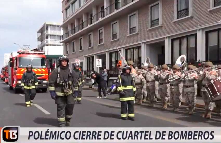 Polémico cierre de cuartel de Bomberos por indisciplina