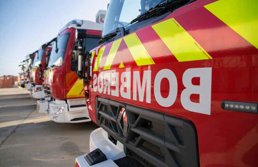 Nuevos camiones para los de bomberos de la provincia de Sevilla
