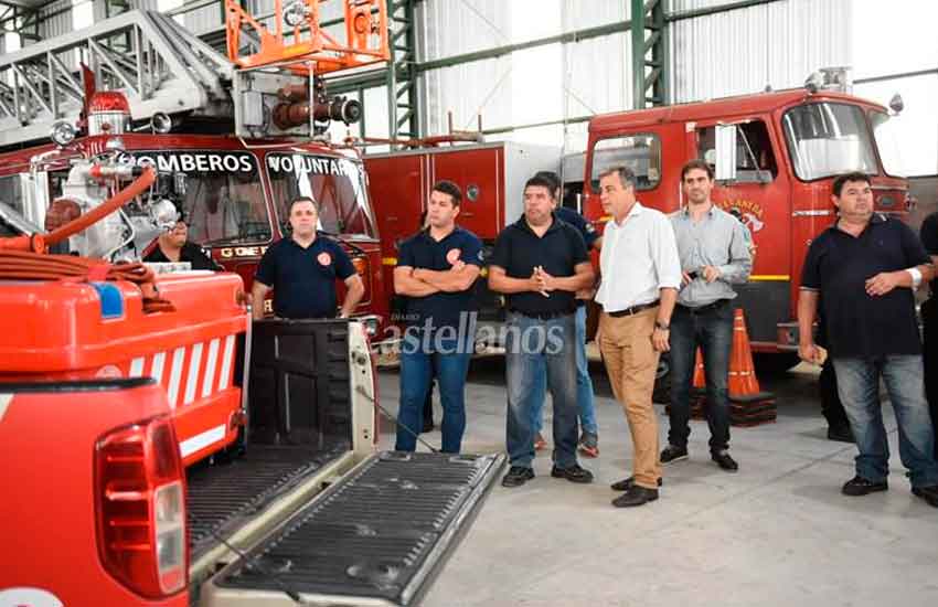 Entregaron el equipo de ataque rápido a Bomberos