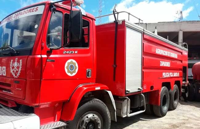Bomberos Zapadores de San Lorenzo cuenta con nueva cisterna