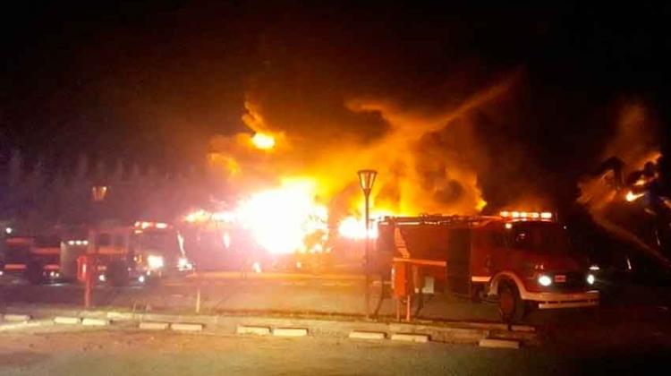 Se incendió una guardería náutica en Buenos Aires