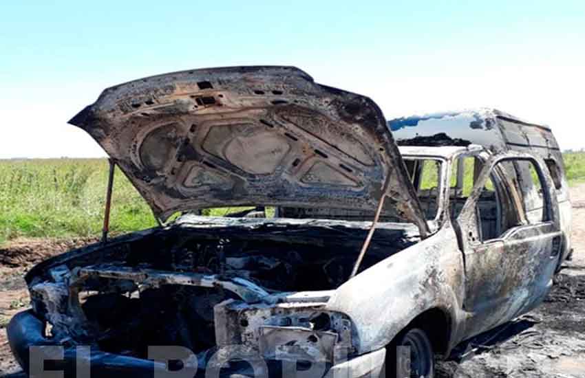 Se incendió una ambulancia municipal de Recalde