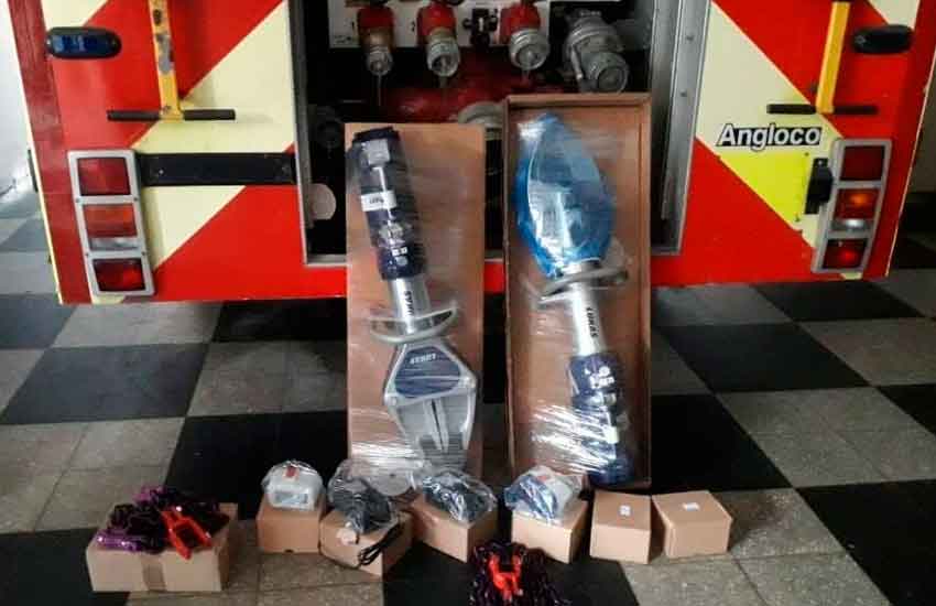 Bomberos de Cañuelas incorporó material y construye una nueva sala