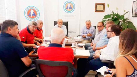 Mesa de Trabajo junto a la Secretaría de Protección Civil