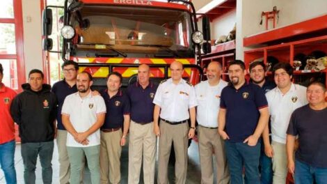 Entregan carros bomba a la región de La Araucanía