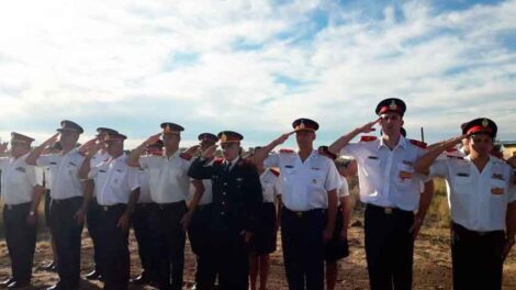 Sentido homenaje al bombero Voluntario Néstor Siracusa