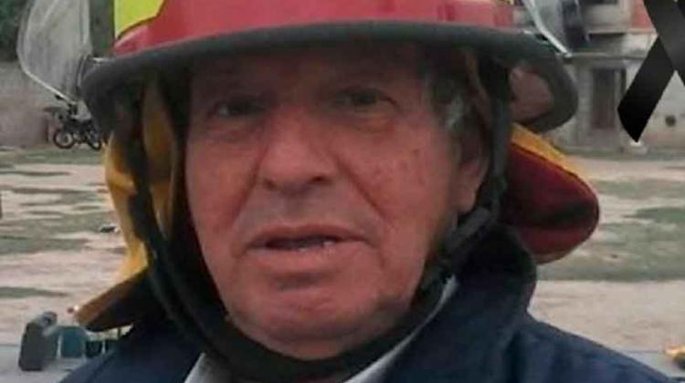 Profundo pesar por la muerte de un destacado bombero voluntario