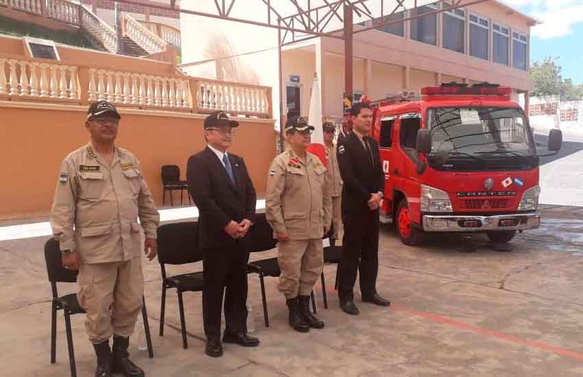 Bomberos recibe donación de parte del Gobierno de Japón