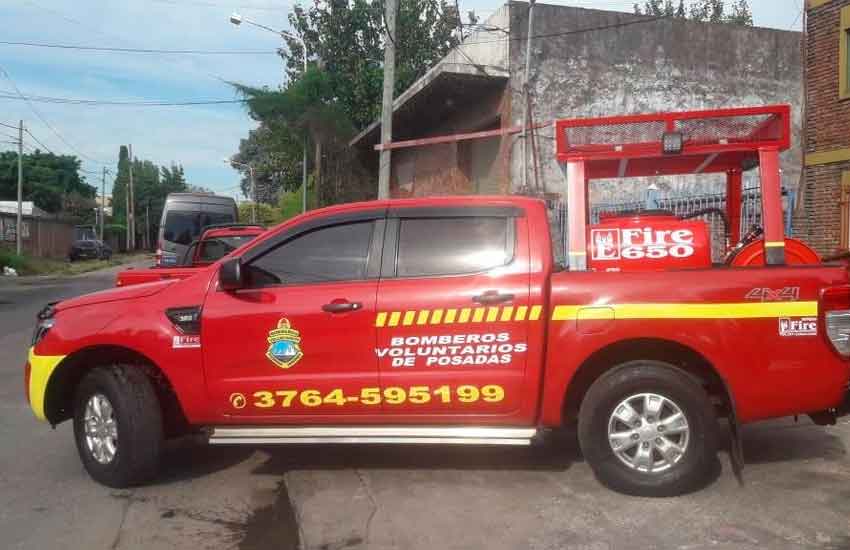 Nueva unidad de ataque rápido para Bomberos de Posadas