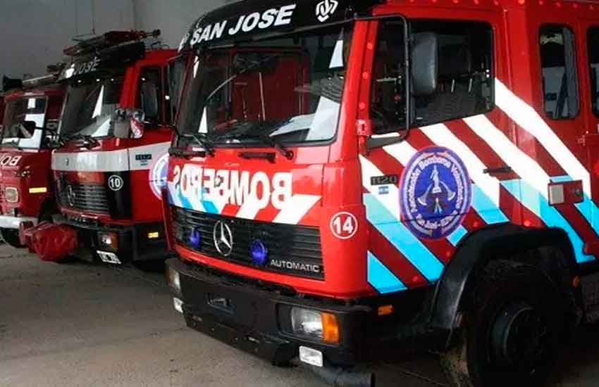 Bomberos de San José socorrieron a una beba que se había atragantado