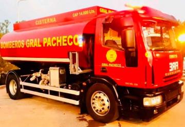 Nuevo Cisterna para Bomberos Voluntarios de General Pacheco