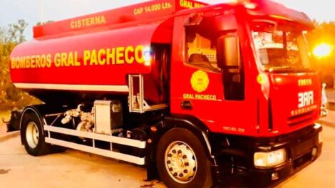 Nuevo Cisterna para Bomberos Voluntarios de General Pacheco