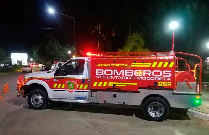 Nueva unidad de Bomberos voluntarios de Mocoreta 