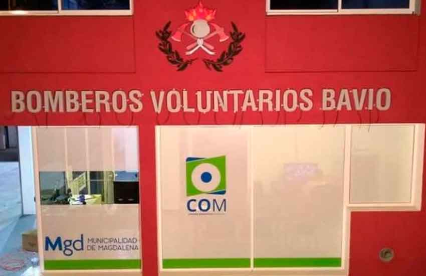 Nuevas obras en Bomberos Voluntarios de Bavio