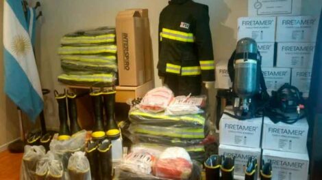 Nuevo equipamiento para Bomberos del Calafate