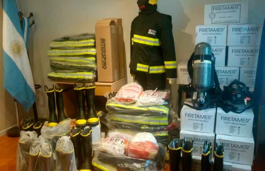 Nuevo equipamiento para Bomberos del Calafate