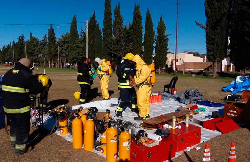 Bomberos se capacitaron este fin de semana en Rancul