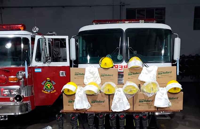 Bomberos a realizado la adquisición de Elementos de Protección Personal