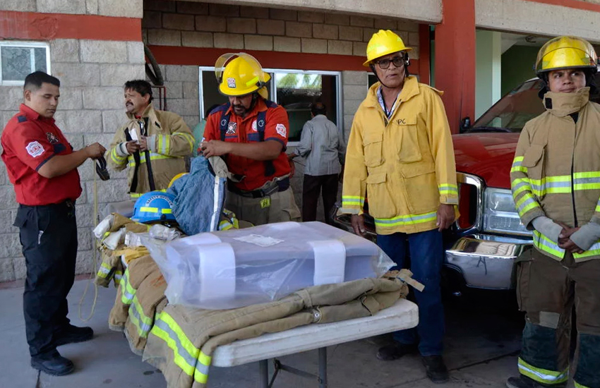 Ciudadanos donan equipo al Cuerpo de Bomberos de Matamoros