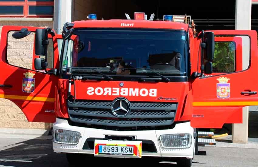 Nueva autobomba urbana ligera para los bomberos de Úbeda