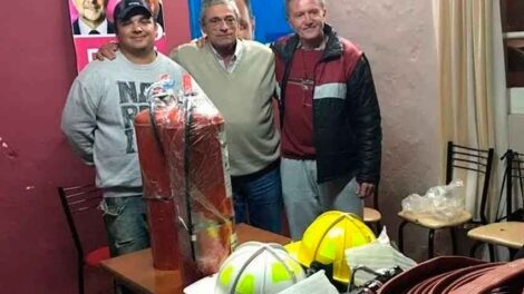 Bomberos Voluntarios de Maciel recibió las primeras donaciones