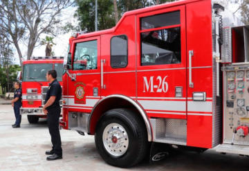Refuerzan bomberos Tijuana con ocho unidades nuevas