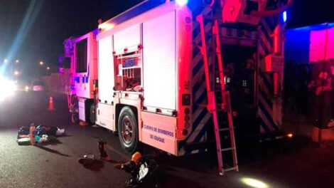 Bombero fue atropellado mientras atendía emergencia en Iquique