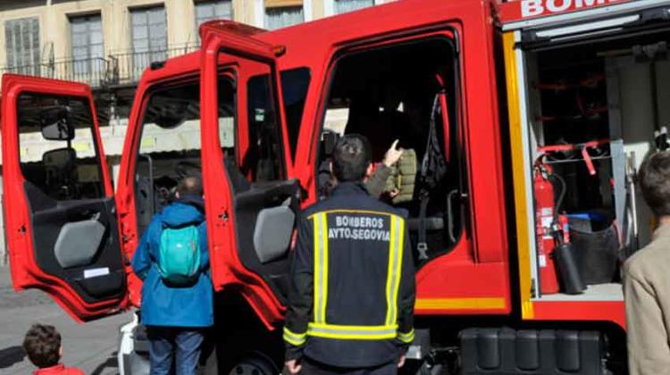 Nuevo vehículo autobomba nodriza pesada para Bomberos de Segovia
