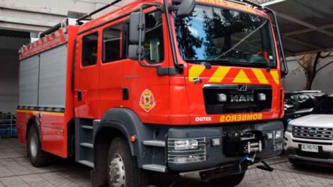 Novena Compañía  de Bomberos recibe nuevo carro