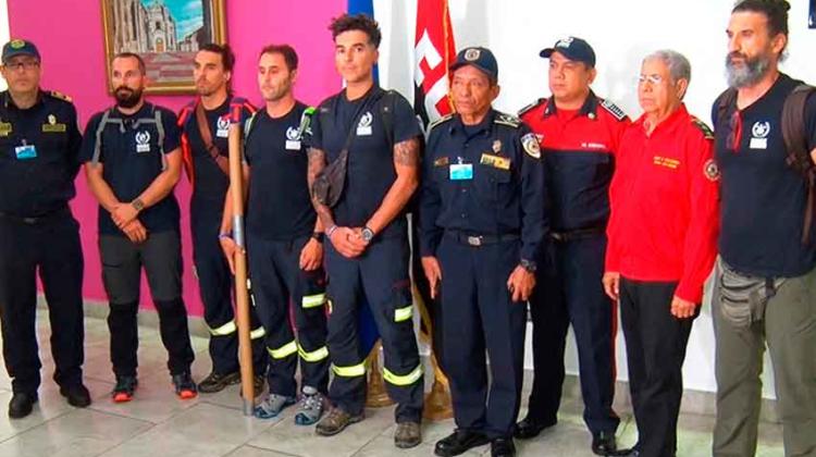 Instructores españoles llegan a Nicaragua para capacitar a bomberos