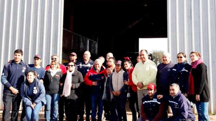 El presidente del Consejo de Bomberos visito Santiago del Estero