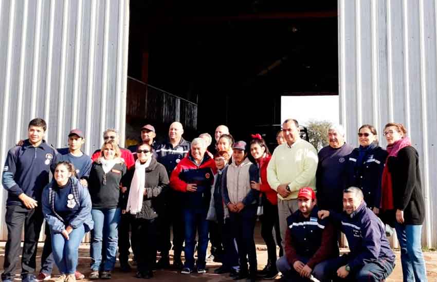 El presidente del Consejo de Bomberos visito Santiago del Estero
