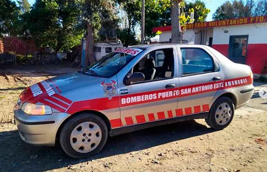 Bomberos Voluntarios Puerto San Antonio Este con nueva unidad
