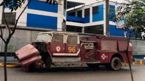 Bomberos expresan malestar por vehículos de emergencia abandonados