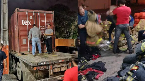 Bomberos de Encarnación recibió una donación de EEUU