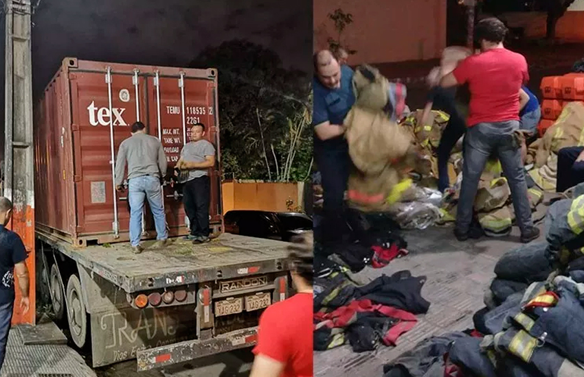 Bomberos de Encarnación recibió una donación de EEUU