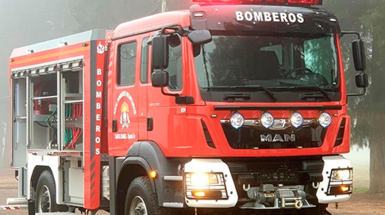 Nueva Unidad autobomba para Bomberos de Santa Isabel