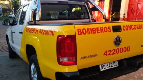 Bomberos Voluntarios de Concordia con nueva unidad