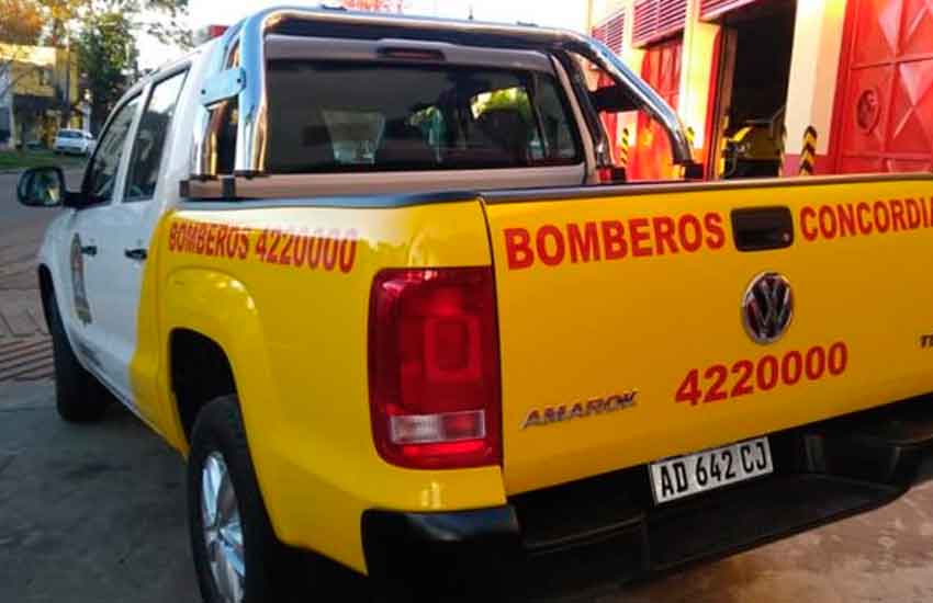 Bomberos Voluntarios de Concordia con nueva unidad