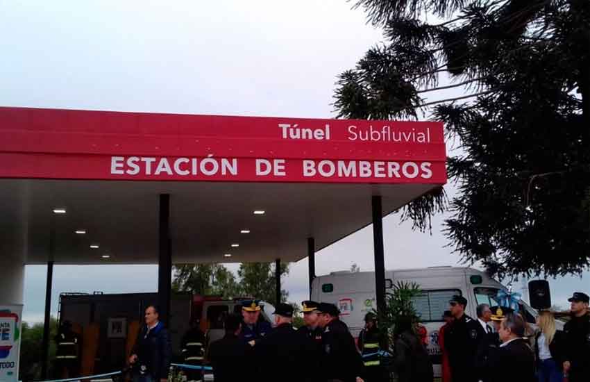 El Túnel Subfluvial ya tiene Estación de Bomberos propia
